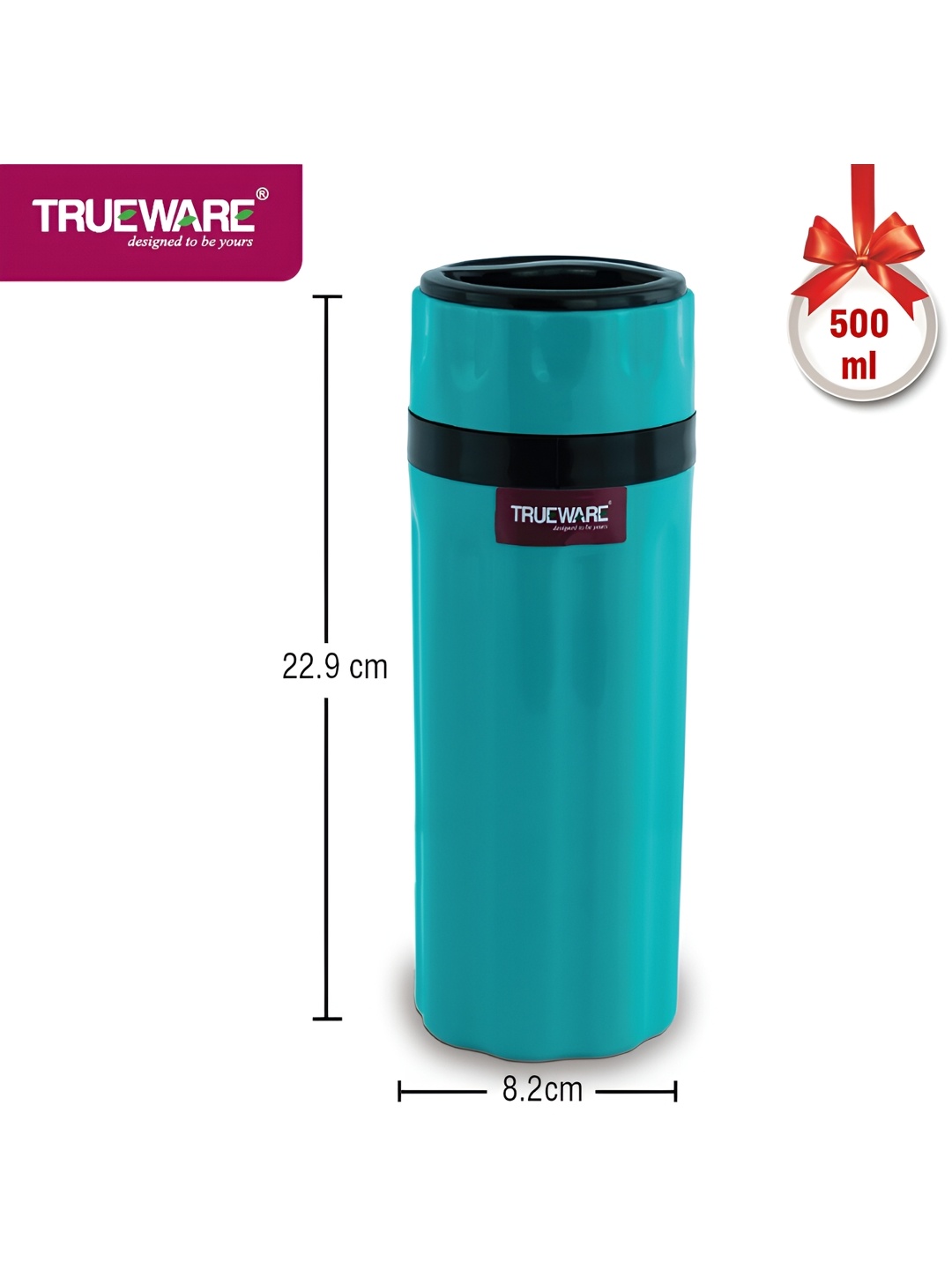 

Trueware Teal Flask Water Bottle 500 ml