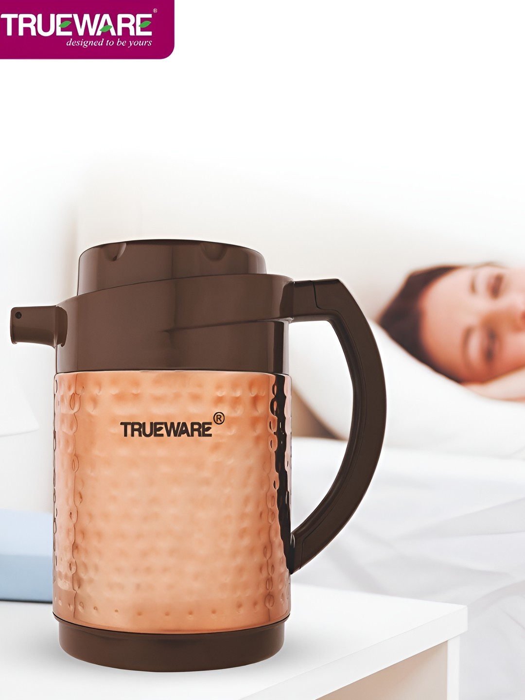 

Trueware Brown Stainless Steel Water Bottle 1 ltr