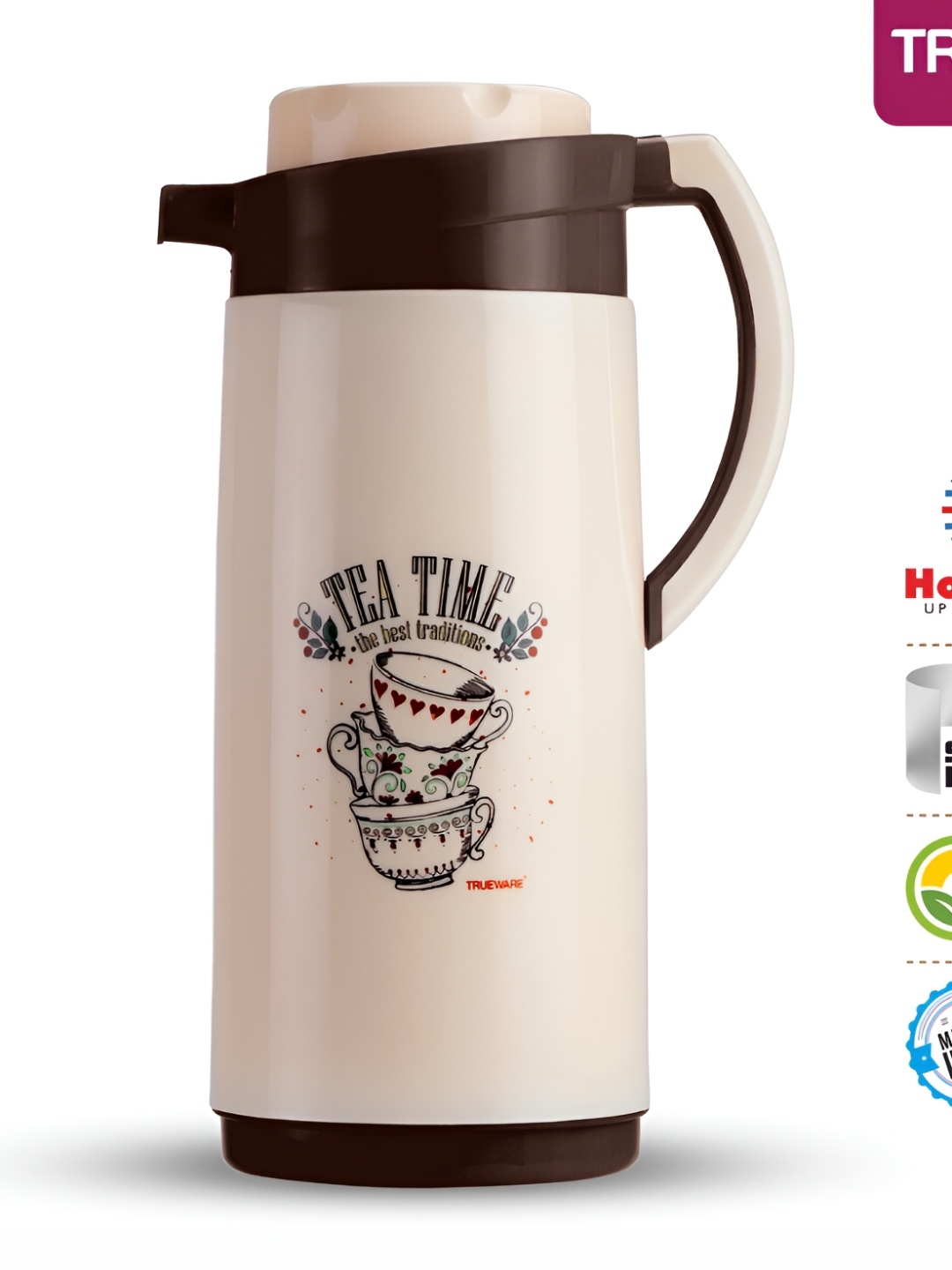 

Trueware Beige Flask Water Bottle 1.5 Ltr
