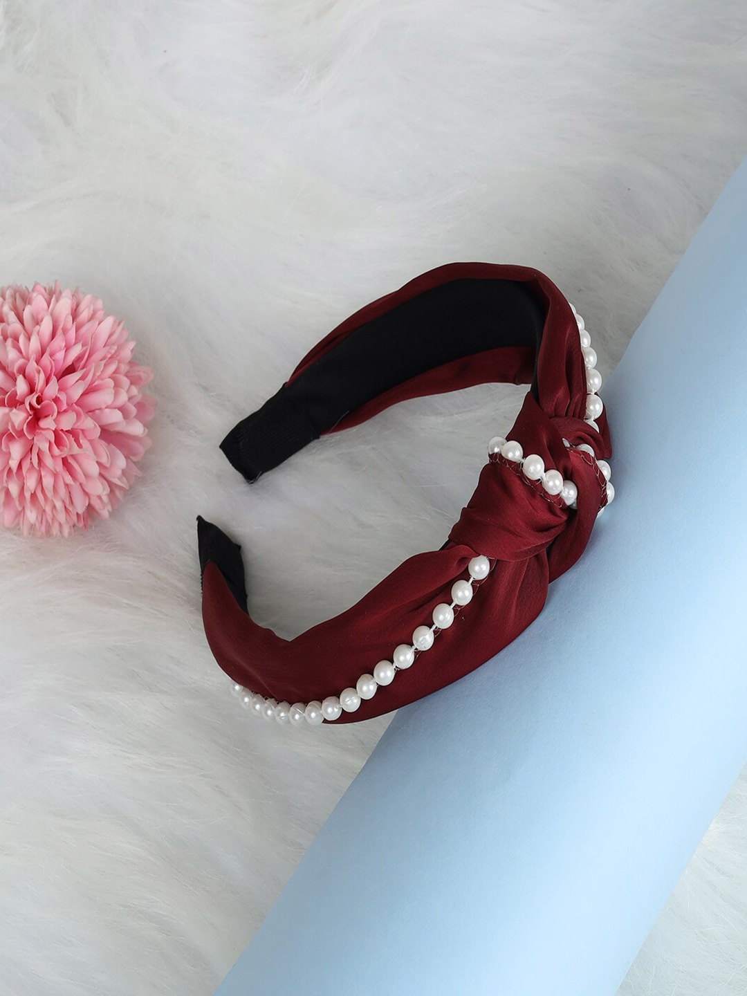 

Jewelz Girls Beaded Hairband, Maroon