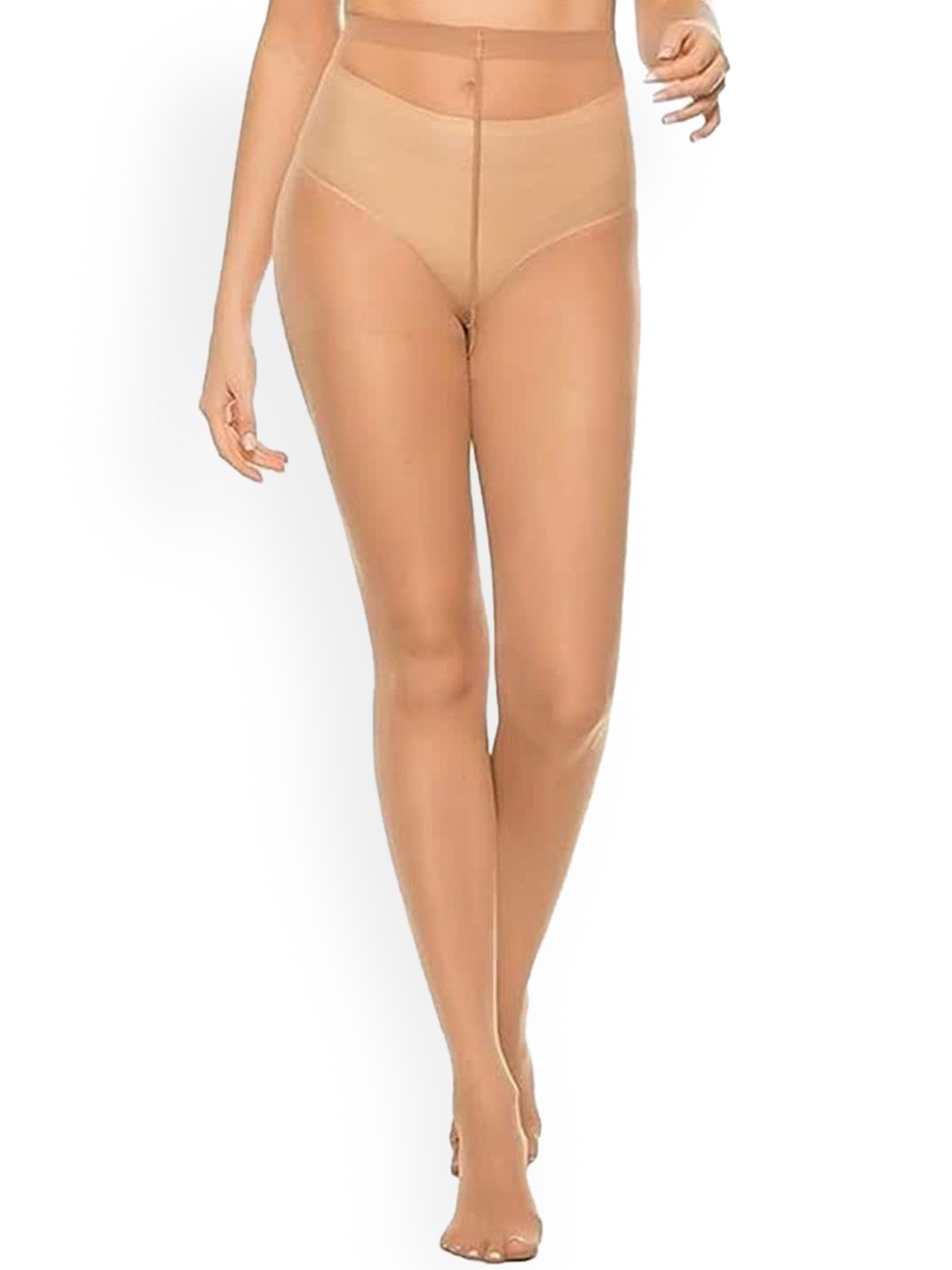 

CareDone High Waist Pantyhose Stockings, Cream