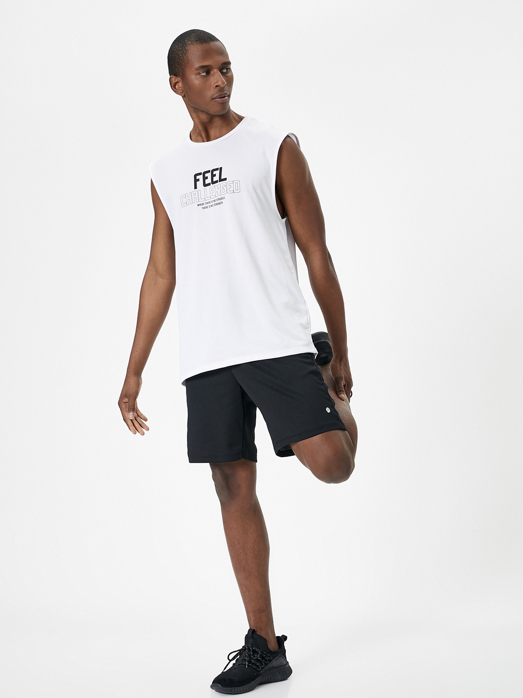 

Koton Rouns Neck Typography Printed T-shirt, White