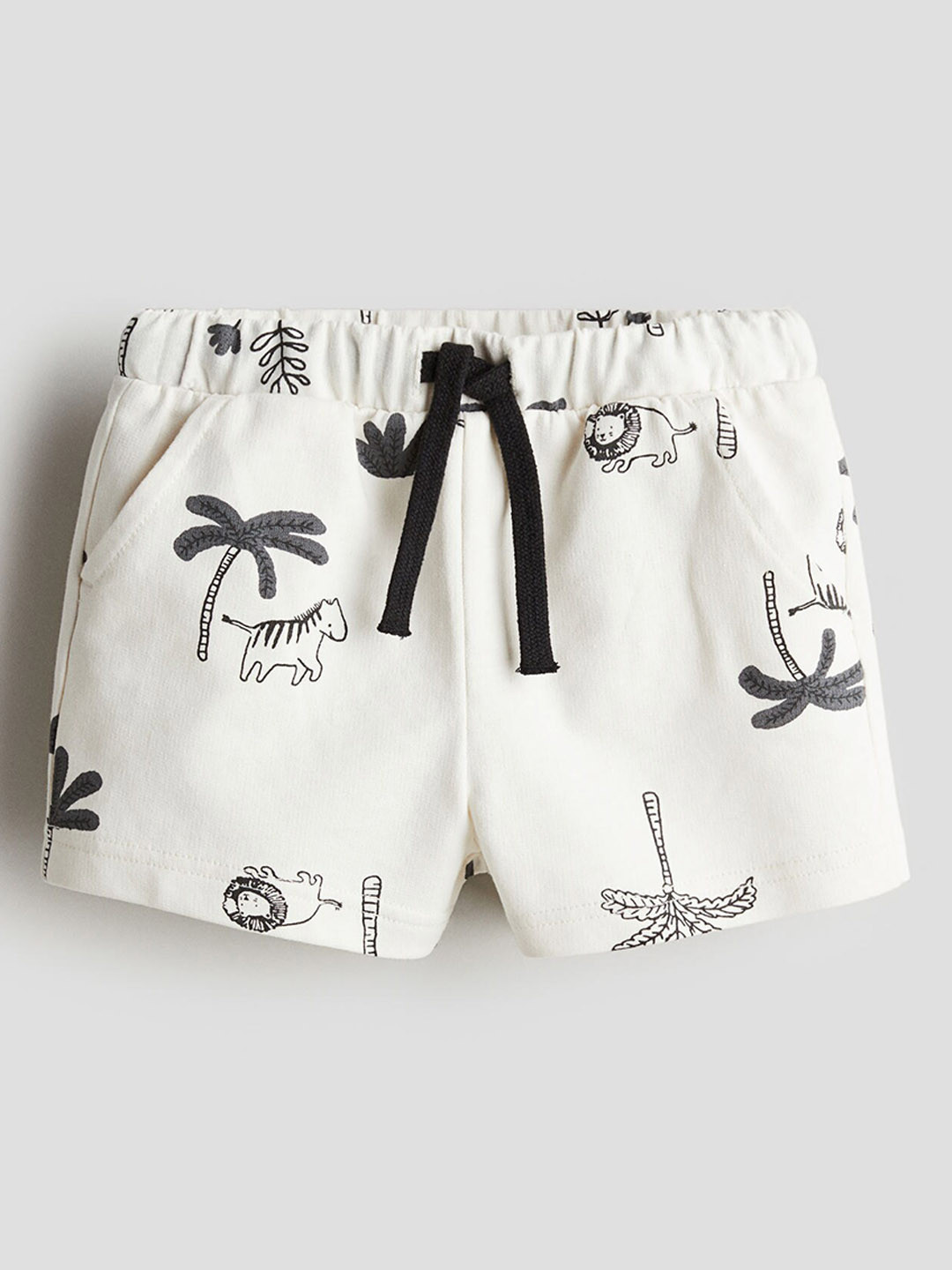 

H&M Boys Cotton Shorts, White