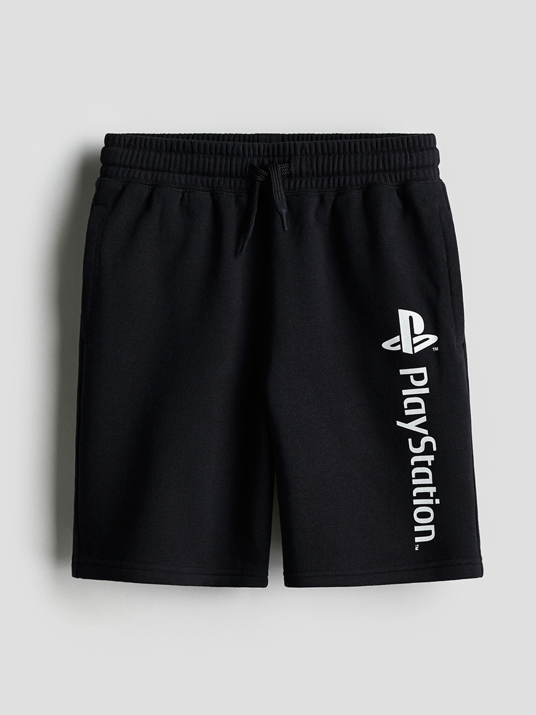 

H&M Boys Print-Motif Sweatshorts, Black