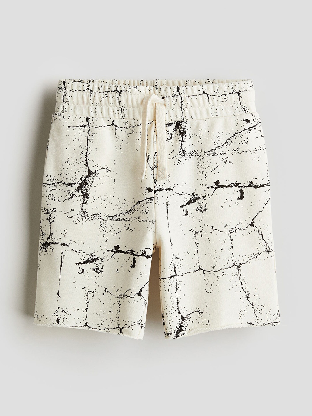 

H&M Boys Printed Sweatshorts, White