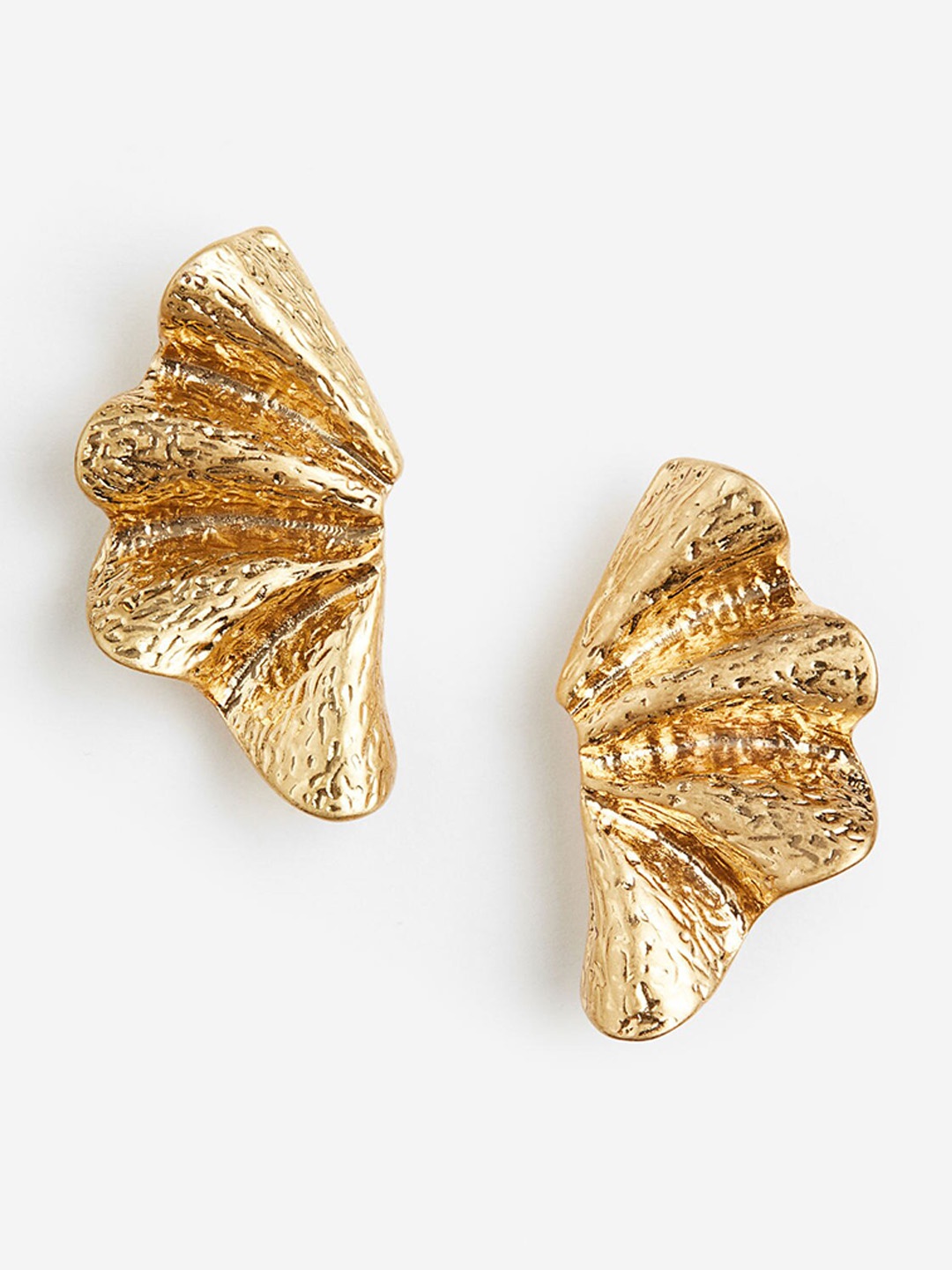 

H&M Wing-Shaped Earrings, Gold