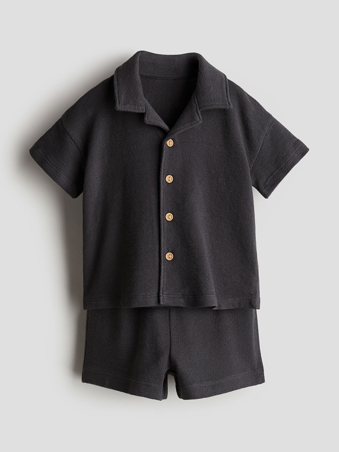 

H&M Boys 2-Piece Cotton Jersey Set, Grey