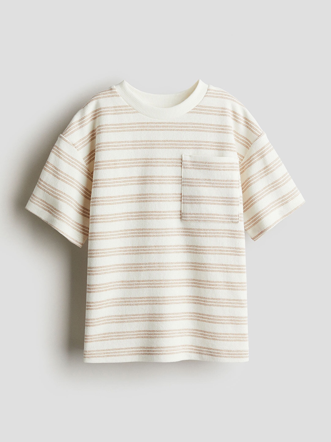 

H&M Boys Chest-Pocket T-Shirt, White