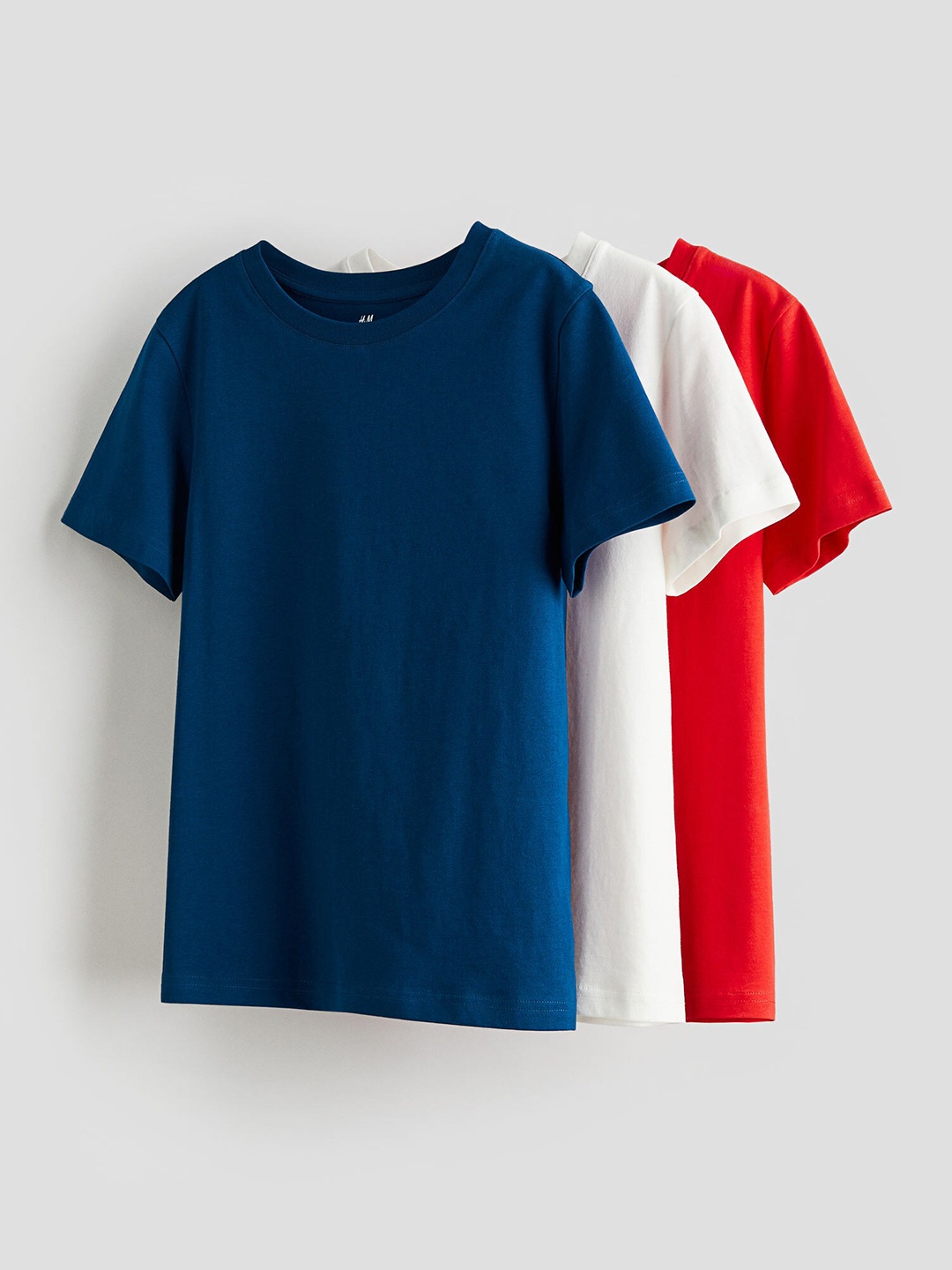 

H&M Boys 3-Pack T-shirts, Red