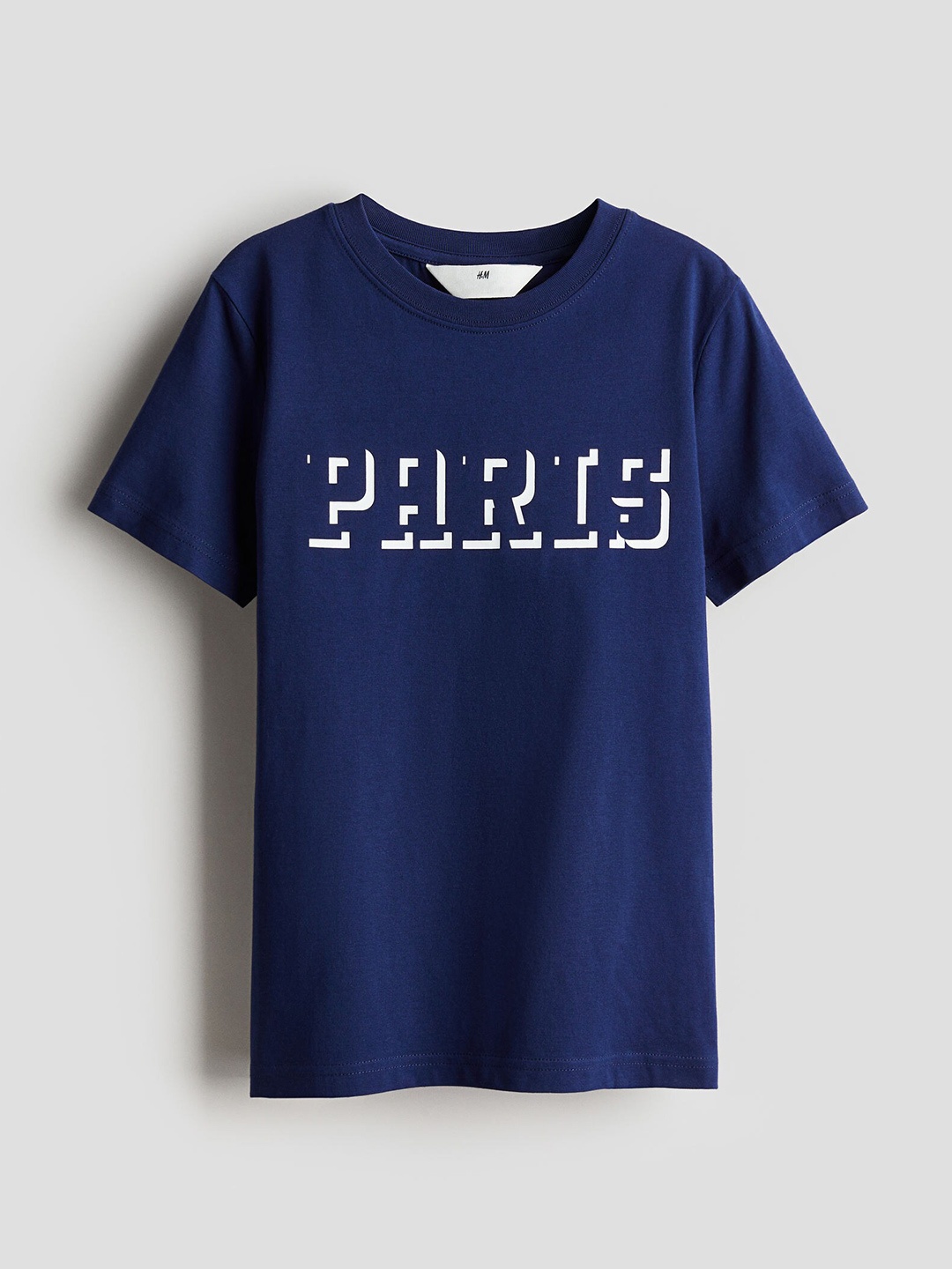 

H&M Boys Printed Cotton T-shirt, Blue