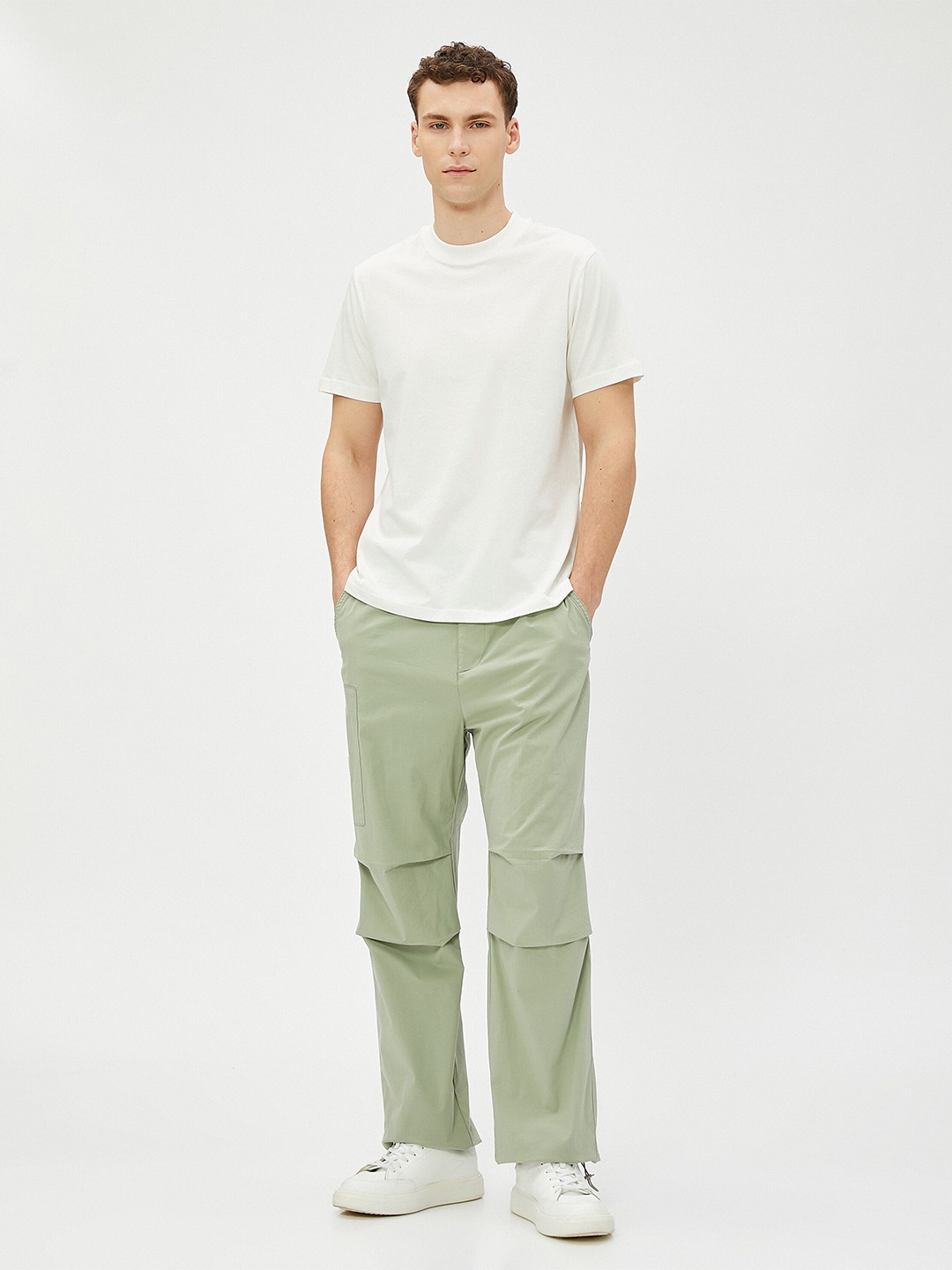 

Koton Round Neck Pure Cotton T-Shirt, White