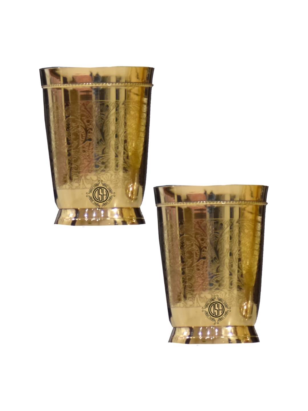 

DSH Crafting Your Curiosity Gold Toned 2 Pieces Brass Water Glasses