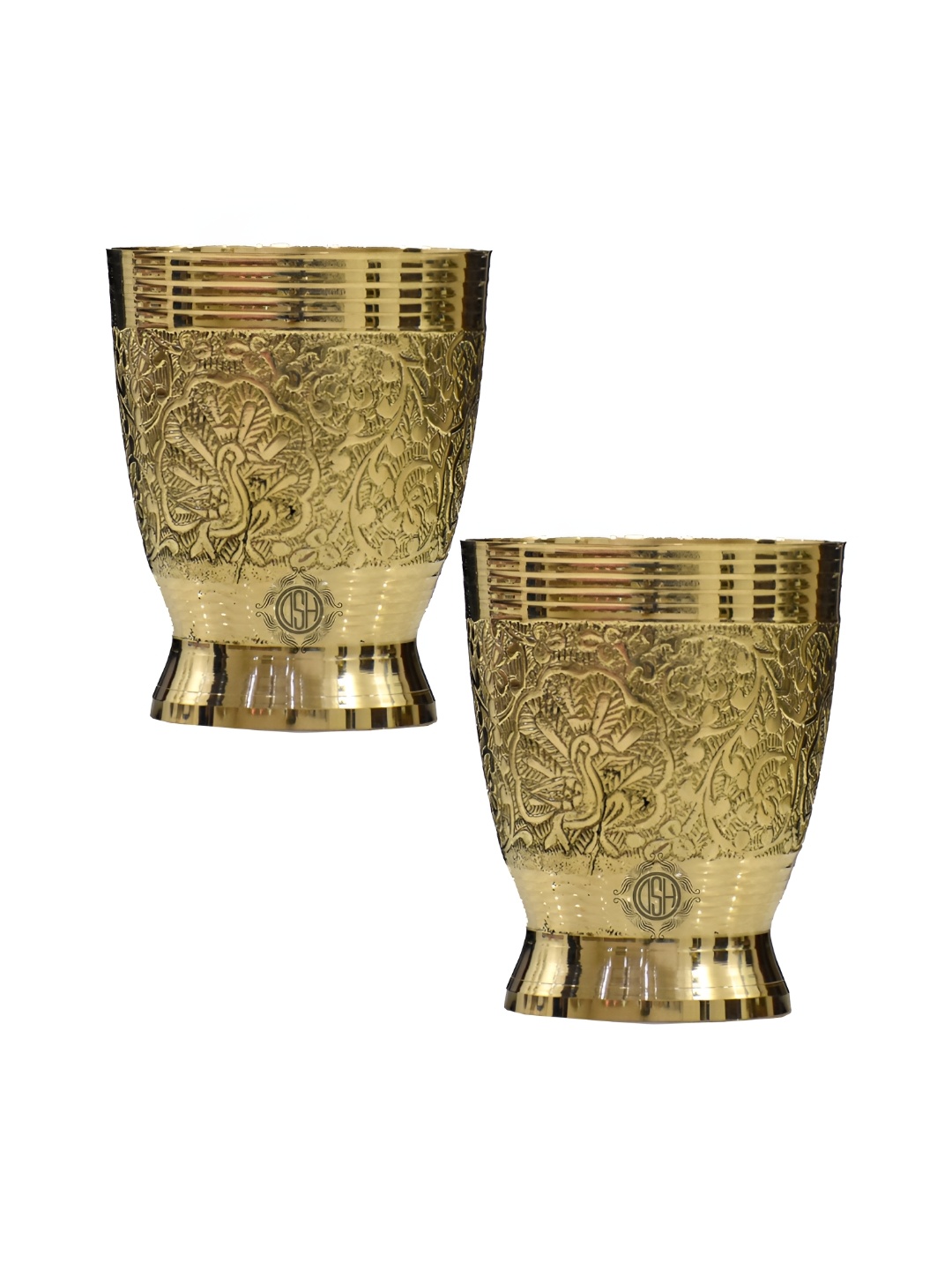

DSH Crafting Your Curiosity Gold Toned 2 Pieces Brass Water Glasses