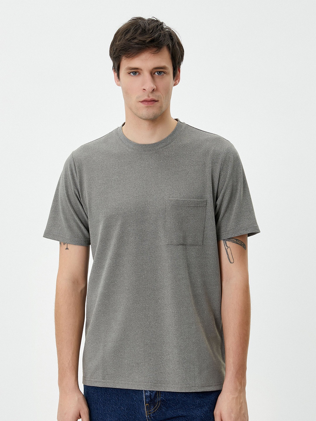 

Koton Round Neck T-shirt, Green