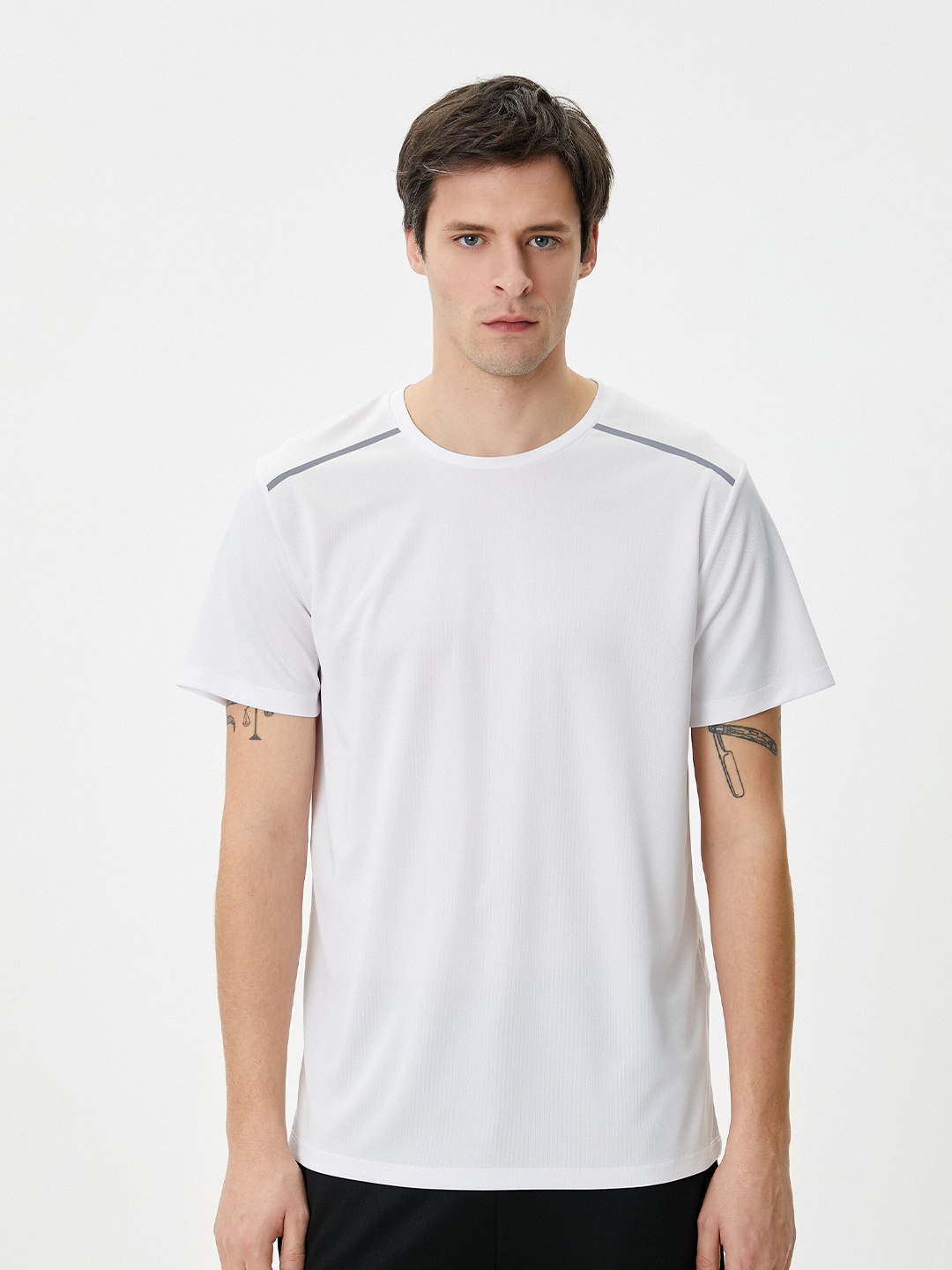 

Koton Round Neck Casual T-shirt, White