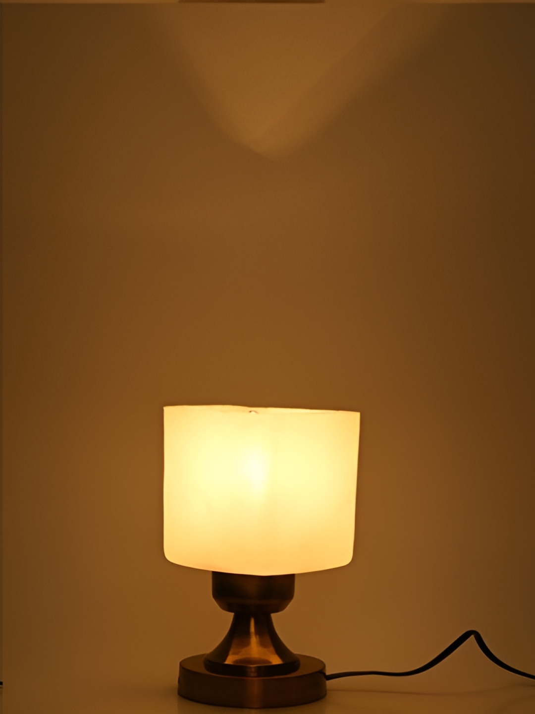 

1ST TIME White Metal Traditional Square Table Lamp
