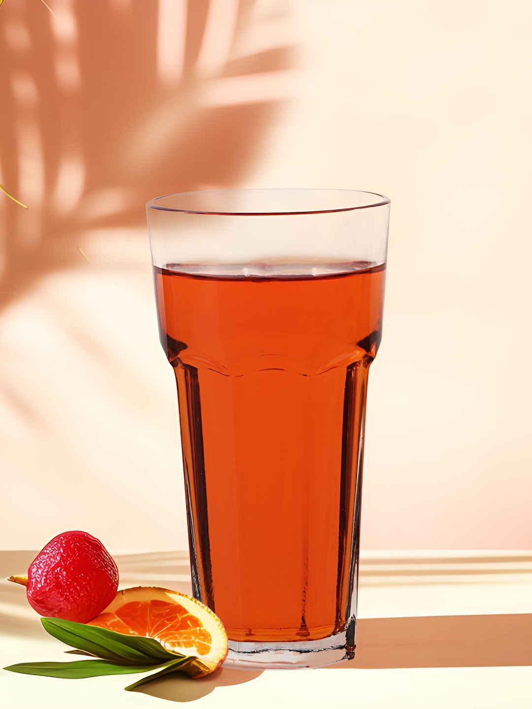 

Clovefry Transparent 6Pcs Glass Juice Glasses 320ml Each