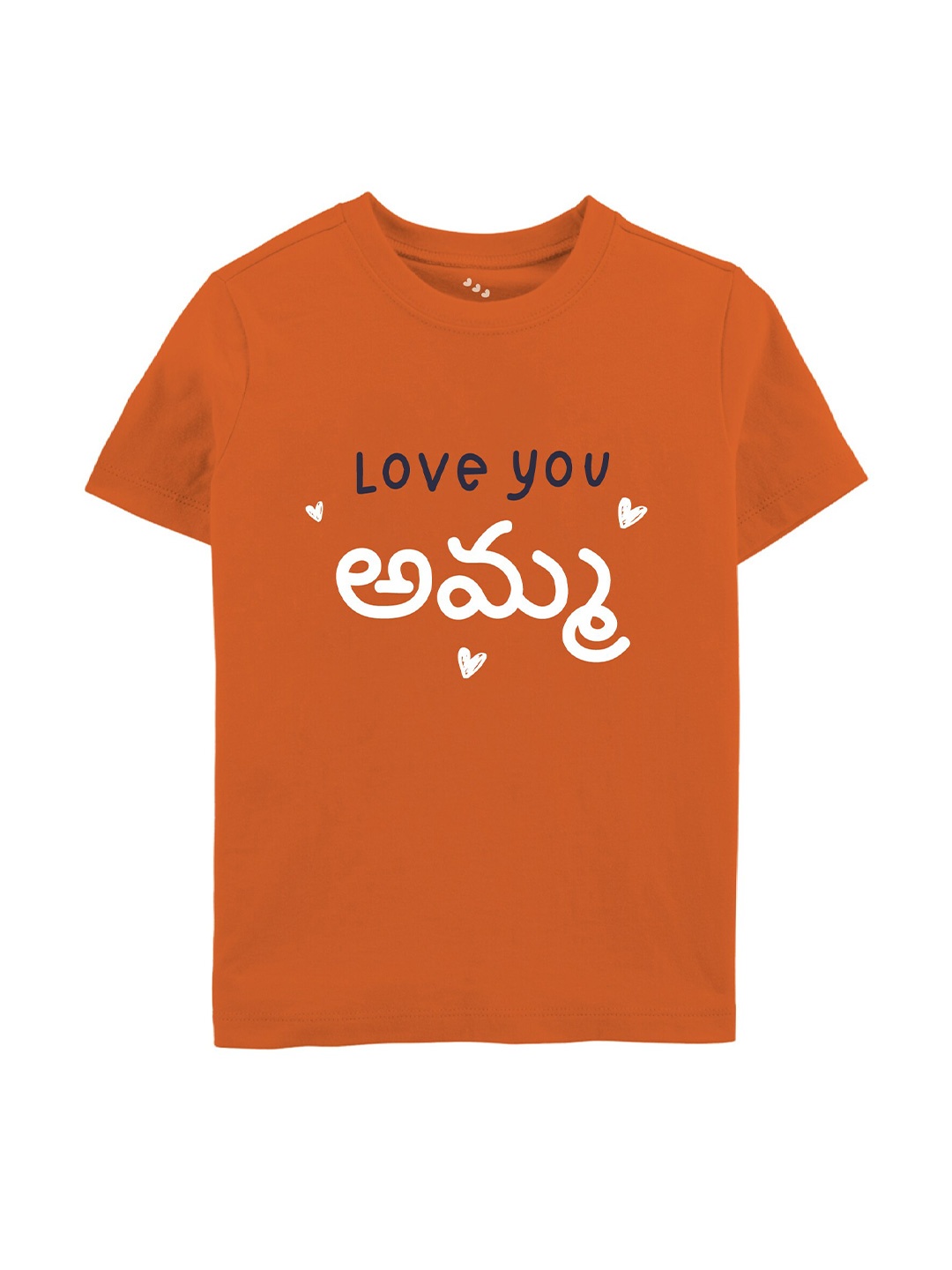 

Zeezeezoo Kids Typography Printed Pure Cotton T-shirt, Orange
