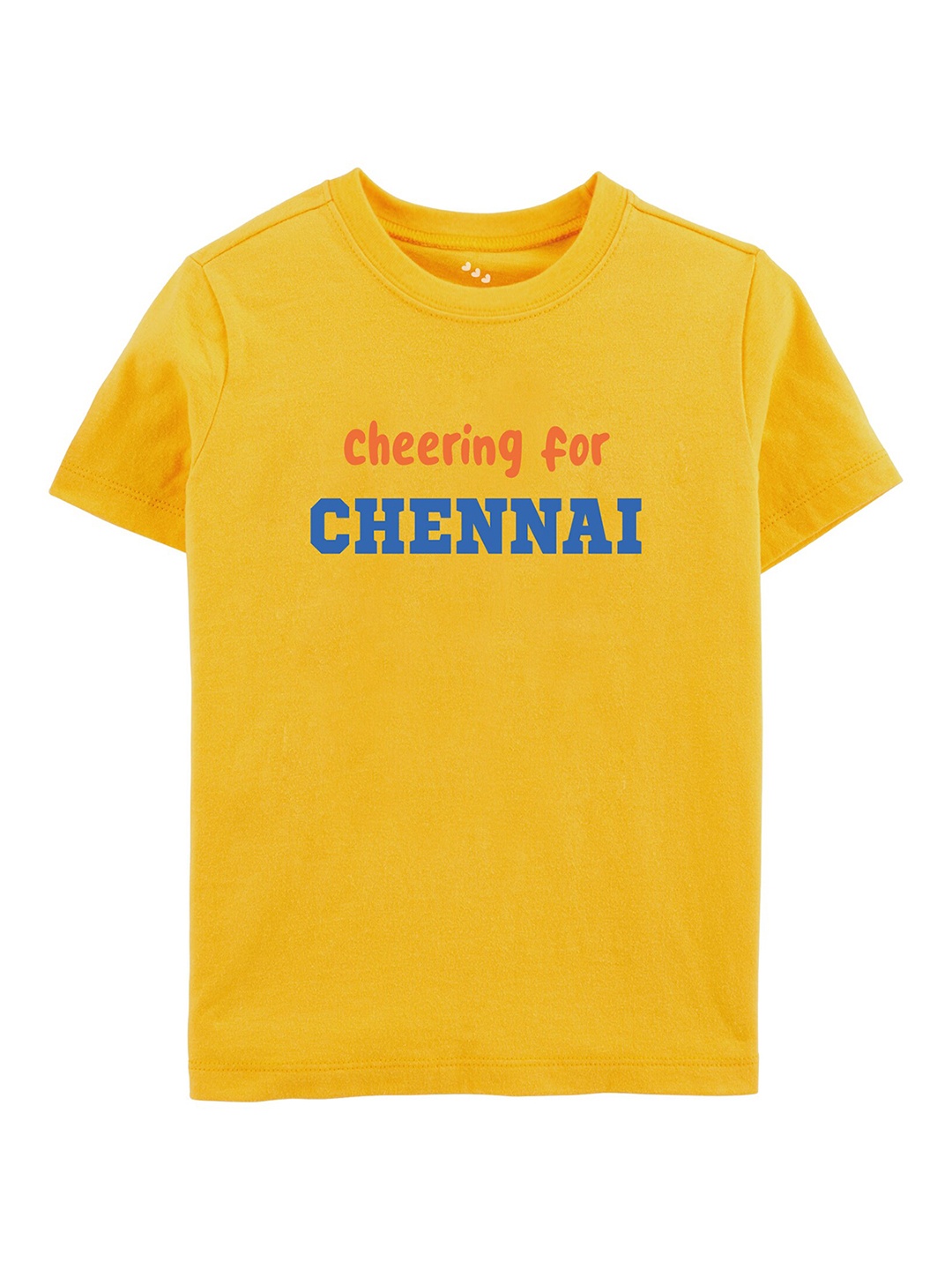

Zeezeezoo Kids Printed Round Neck Short Sleeves Regular Fit T-shirt, Yellow