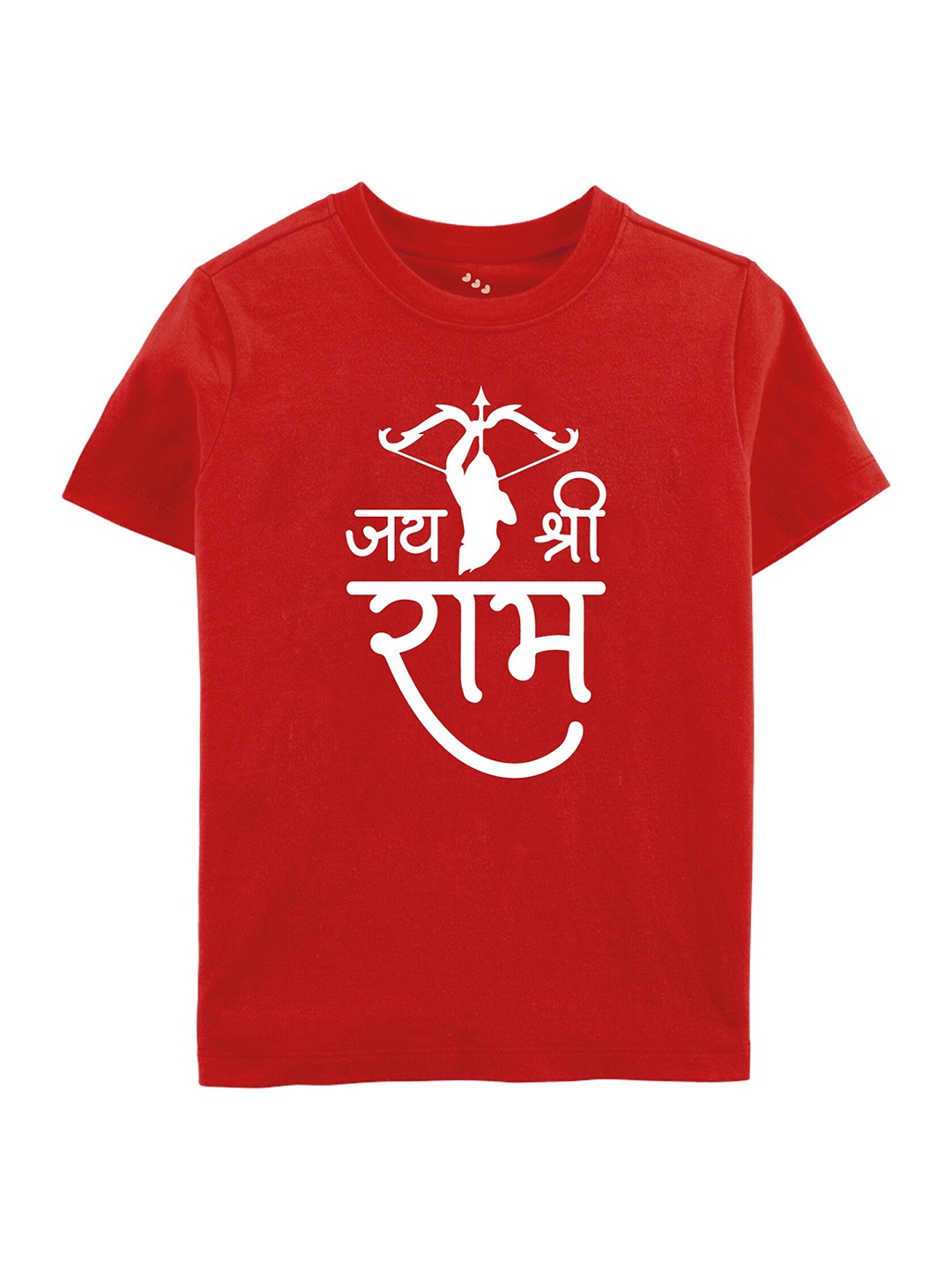 

Zeezeezoo Kids Typography Printed Pure Cotton T-shirt, Red