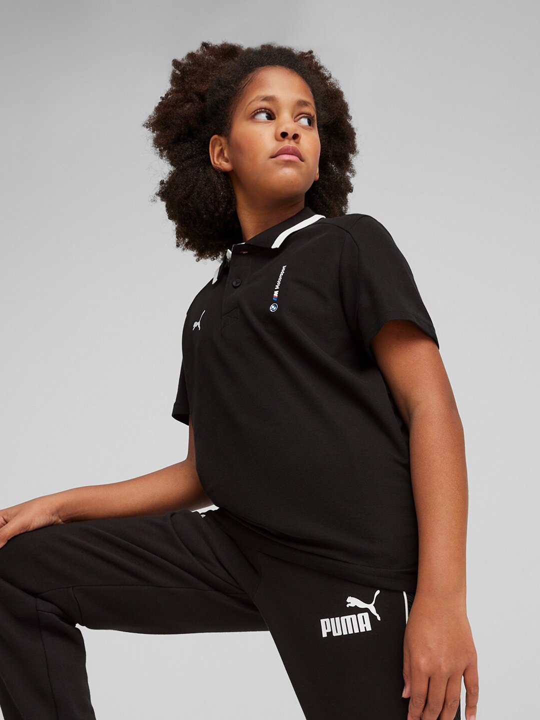 

PUMA Motorsport Kids BMW M Polo T-shirt, Black