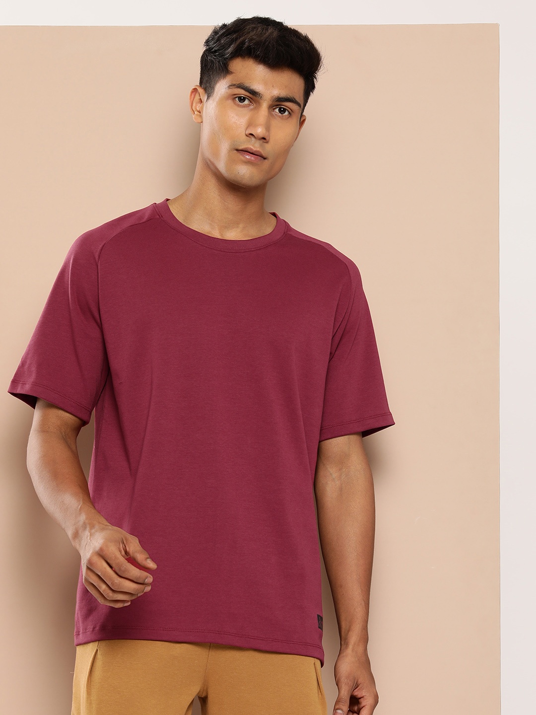 

Alcis Men Yoga T-shirt, Maroon