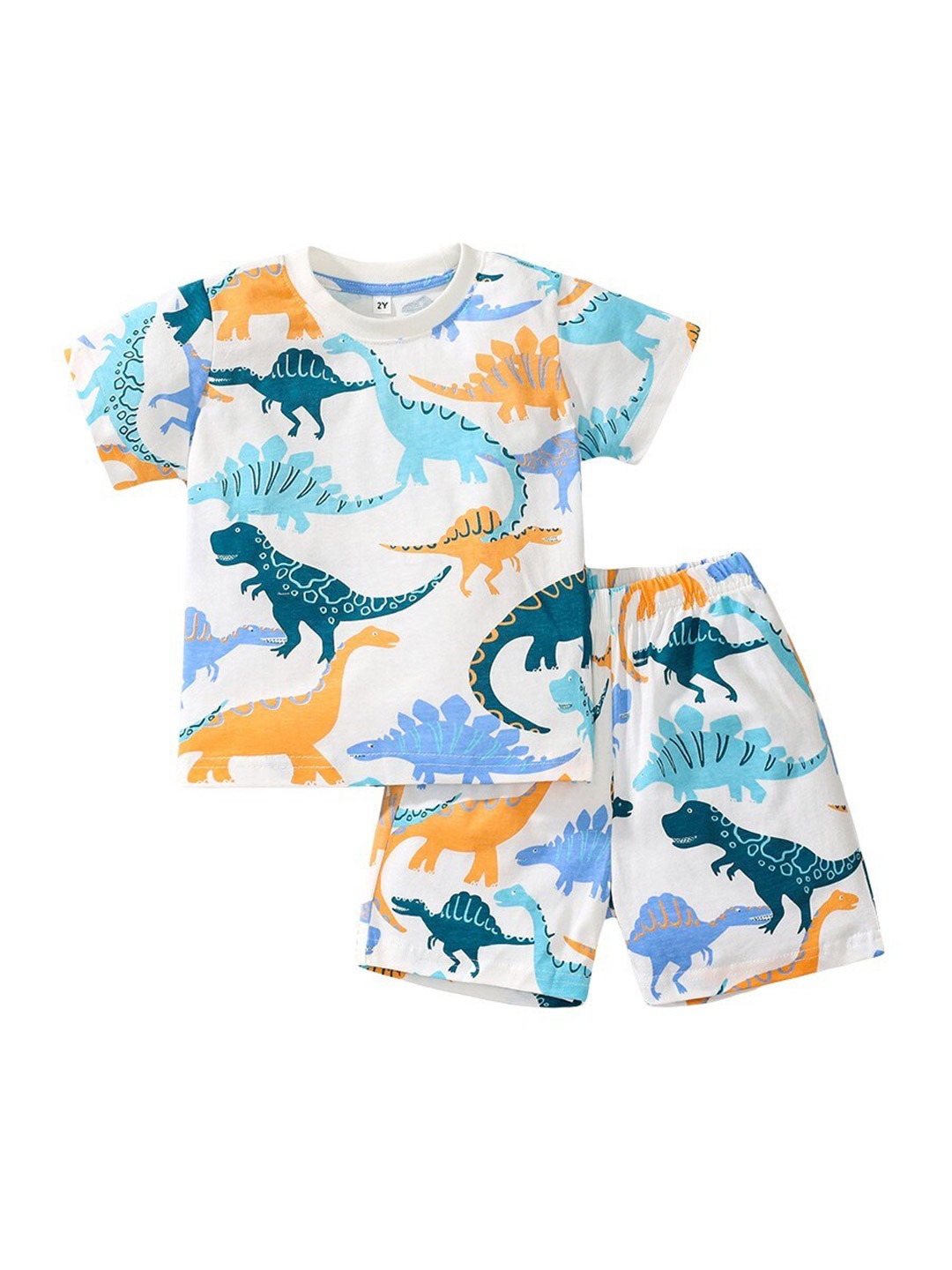 StyleCast x Revolte Boys Printed T-shirt with Shorts, Blue