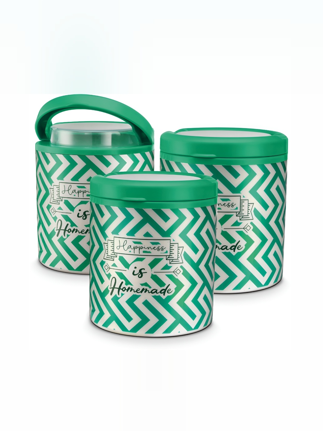

Trueware Green 3 Pcs Dishwasher Safe Food Containers 750 ML
