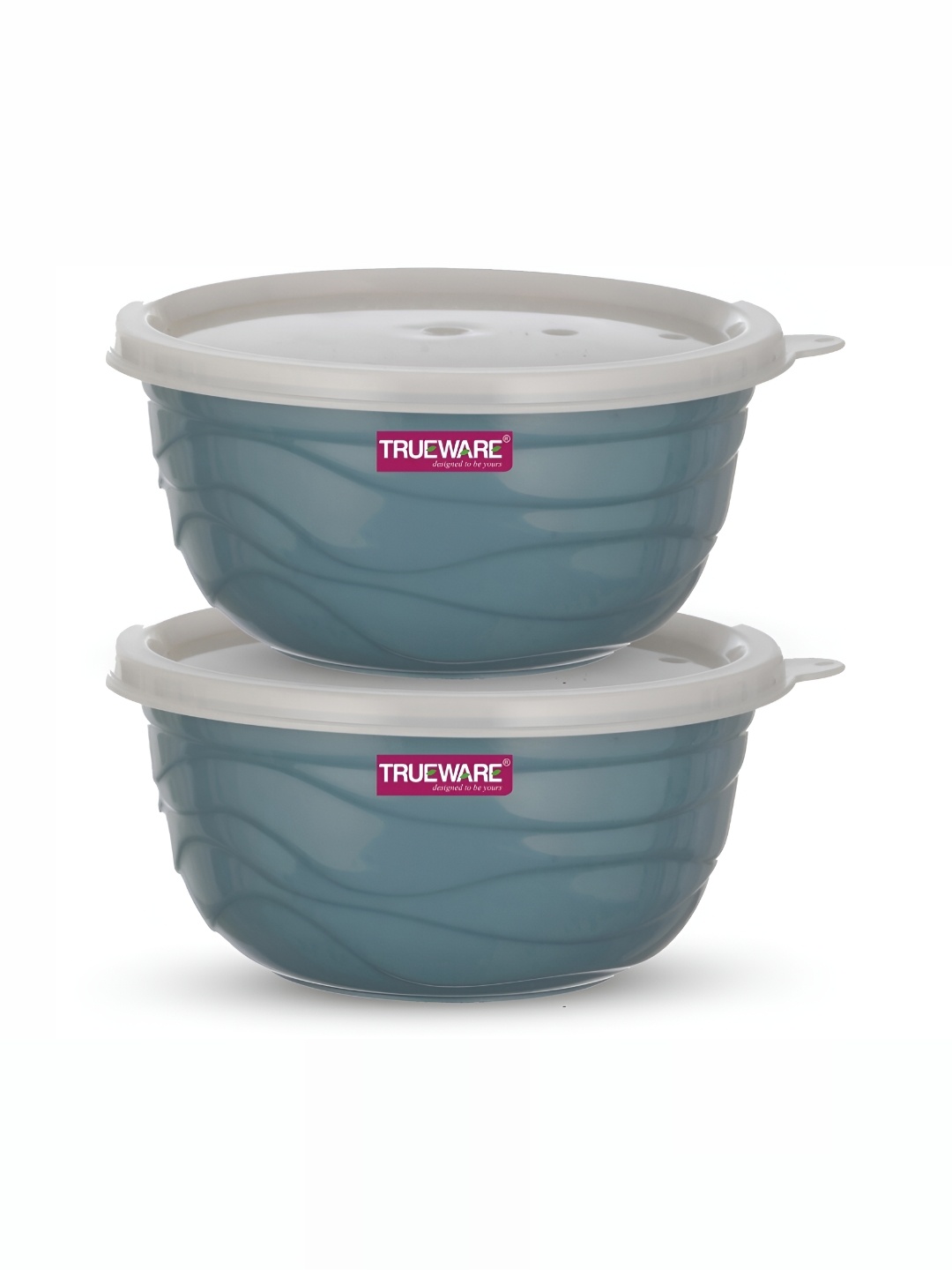 

Trueware Blue 2 Pieces Dishwasher Safe Food Container 2.2L each