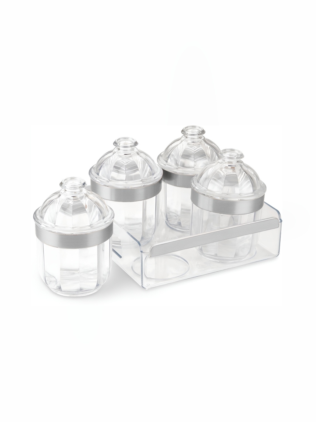 

Trueware Transparent 5 Pieces Plastic Dishwasher Safe Food Containers
