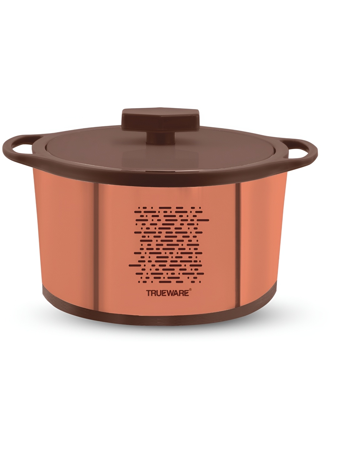 

Trueware Brown Stainless Steel Dishwasher Safe Casserole 3 L