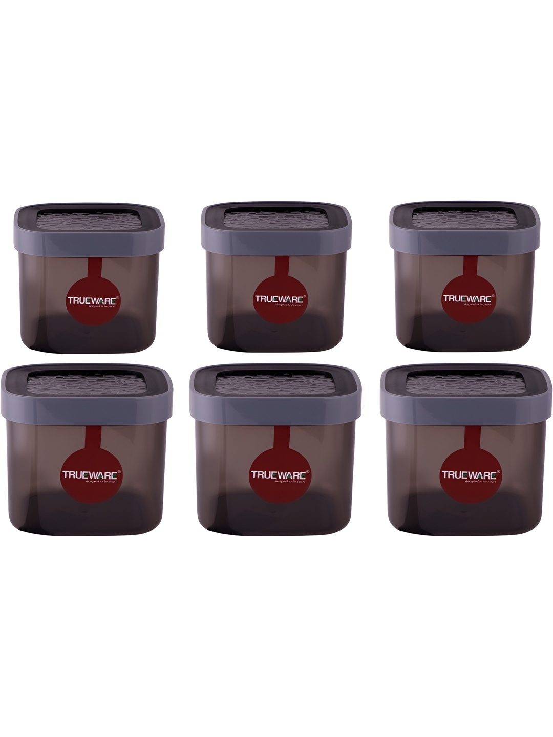 

Trueware Grey 6 Pieces Dishwasher Safe Food Containers