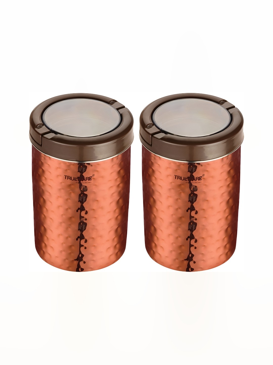 

Trueware Brown 2 Pieces Stainless Steel Dishwasher Safe Food Container