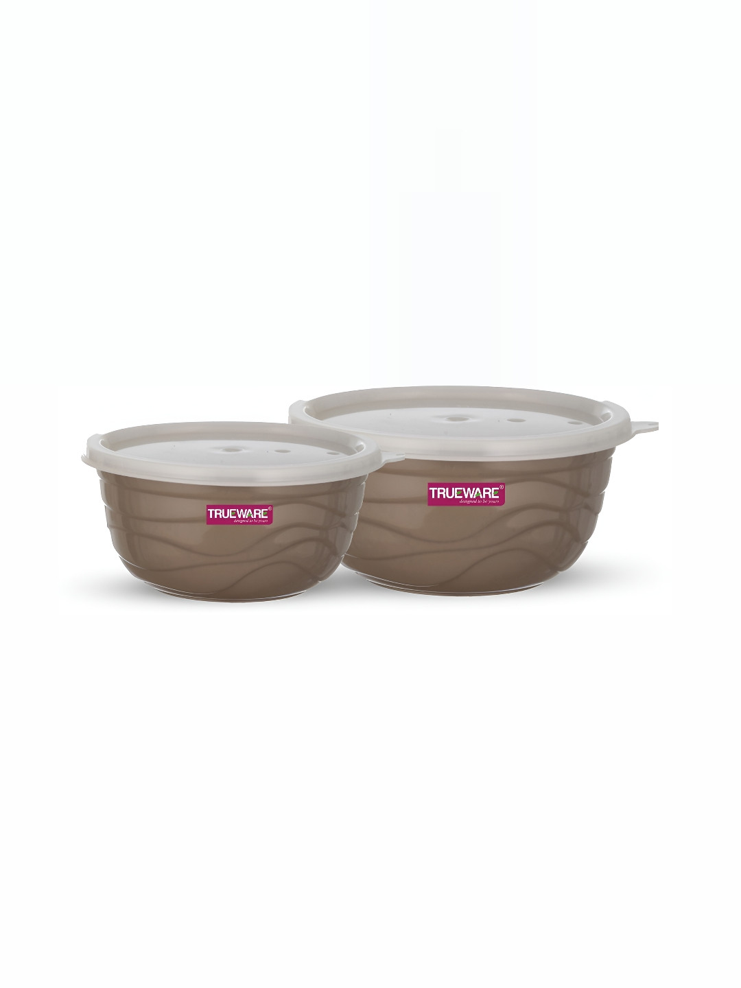 

Trueware Brown & Grey 2 Pieces Dishwasher Safe Food Container