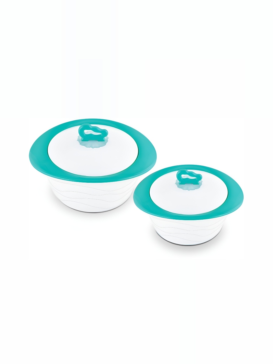 

Trueware White & Blue 2 Pieces Stainless Steel Dishwasher Safe Casserole