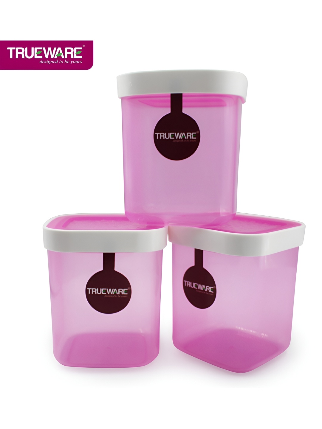 

Trueware Pink 9 Pieces Plastic Dishwasher Safe Food Containers