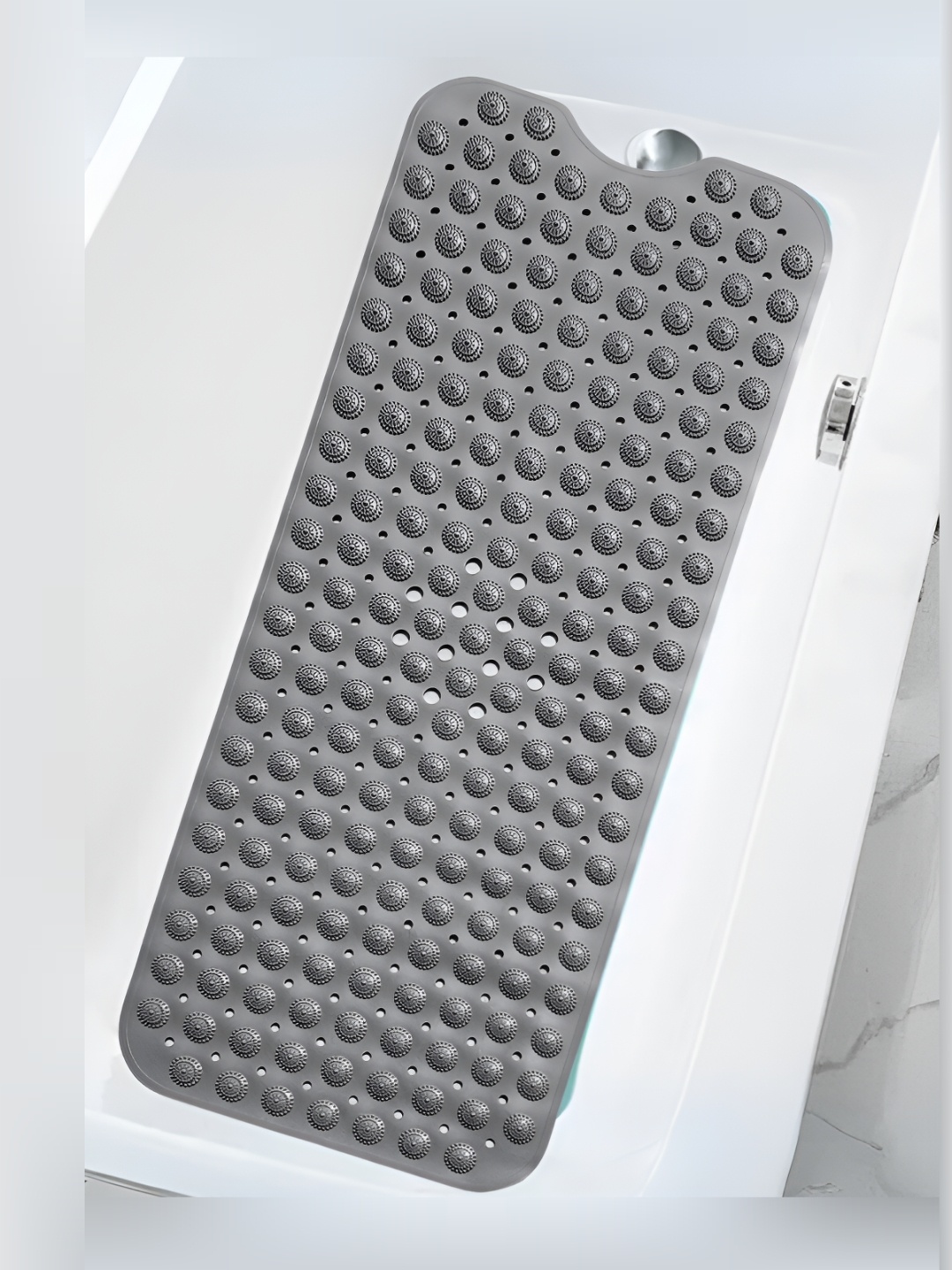 

UniKart Grey Textured 350 GSM Anti-Skid Bath Rug