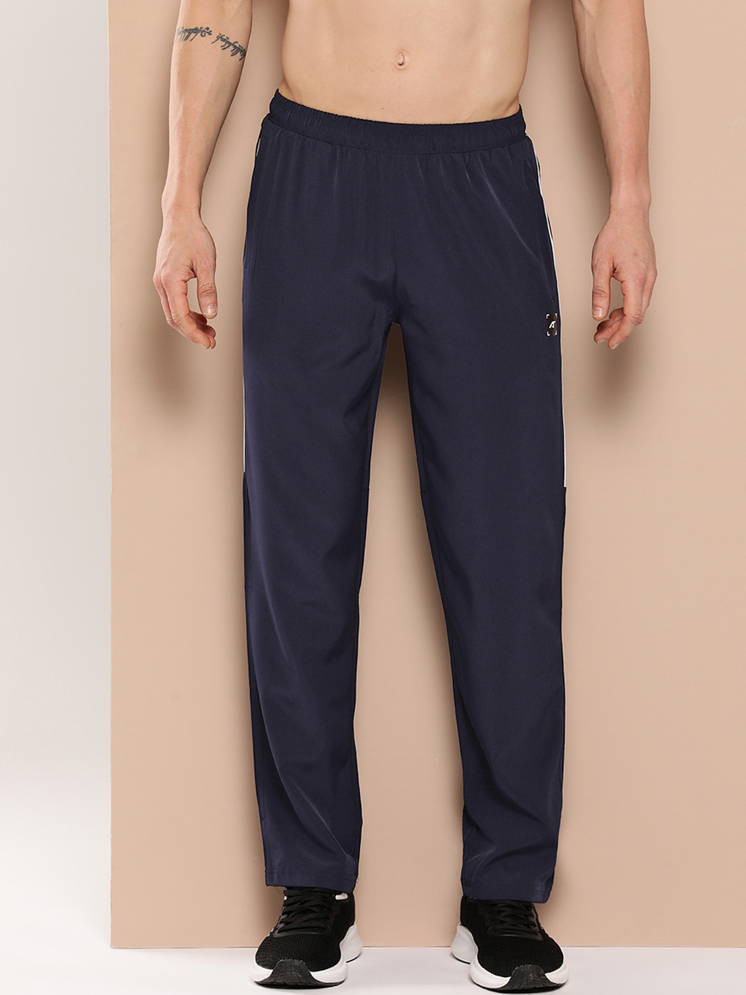 

Alcis Slim Fit Training Track Pants, Navy blue