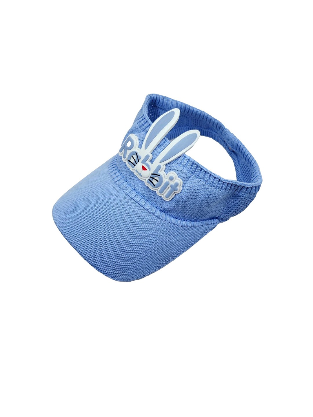 

Zacharias Girls Self Design Cotton Sunshade Visor Cap, Blue