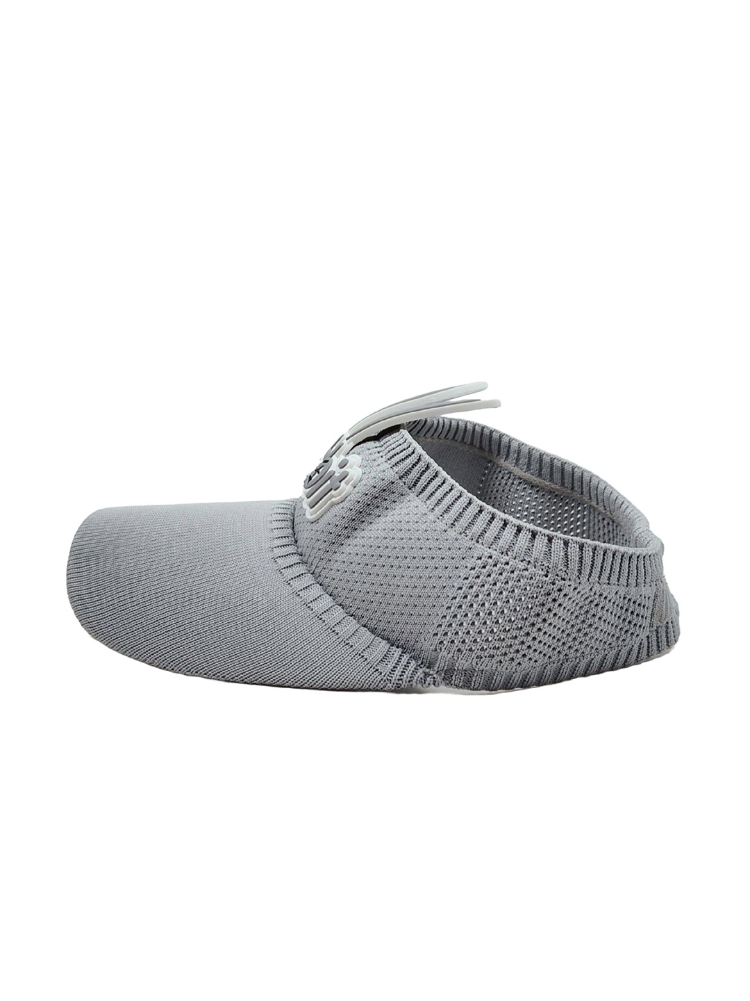 

Zacharias Girls Self Design Cotton Sunshade Visor Cap, Grey