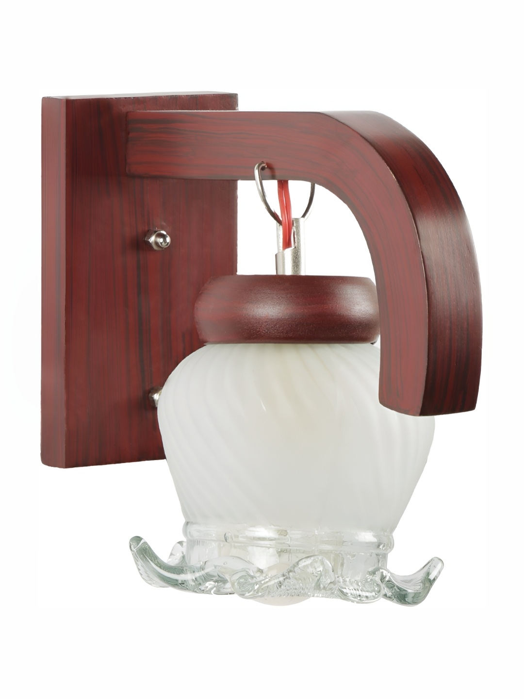 

1ST TIME Multicoloured Glass Traditional Wall Lamp, Multi