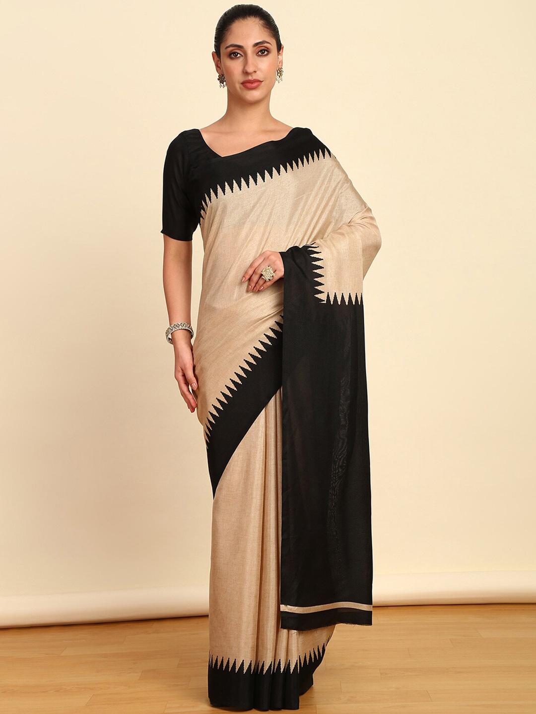 

Soch Art Silk Saree, Black