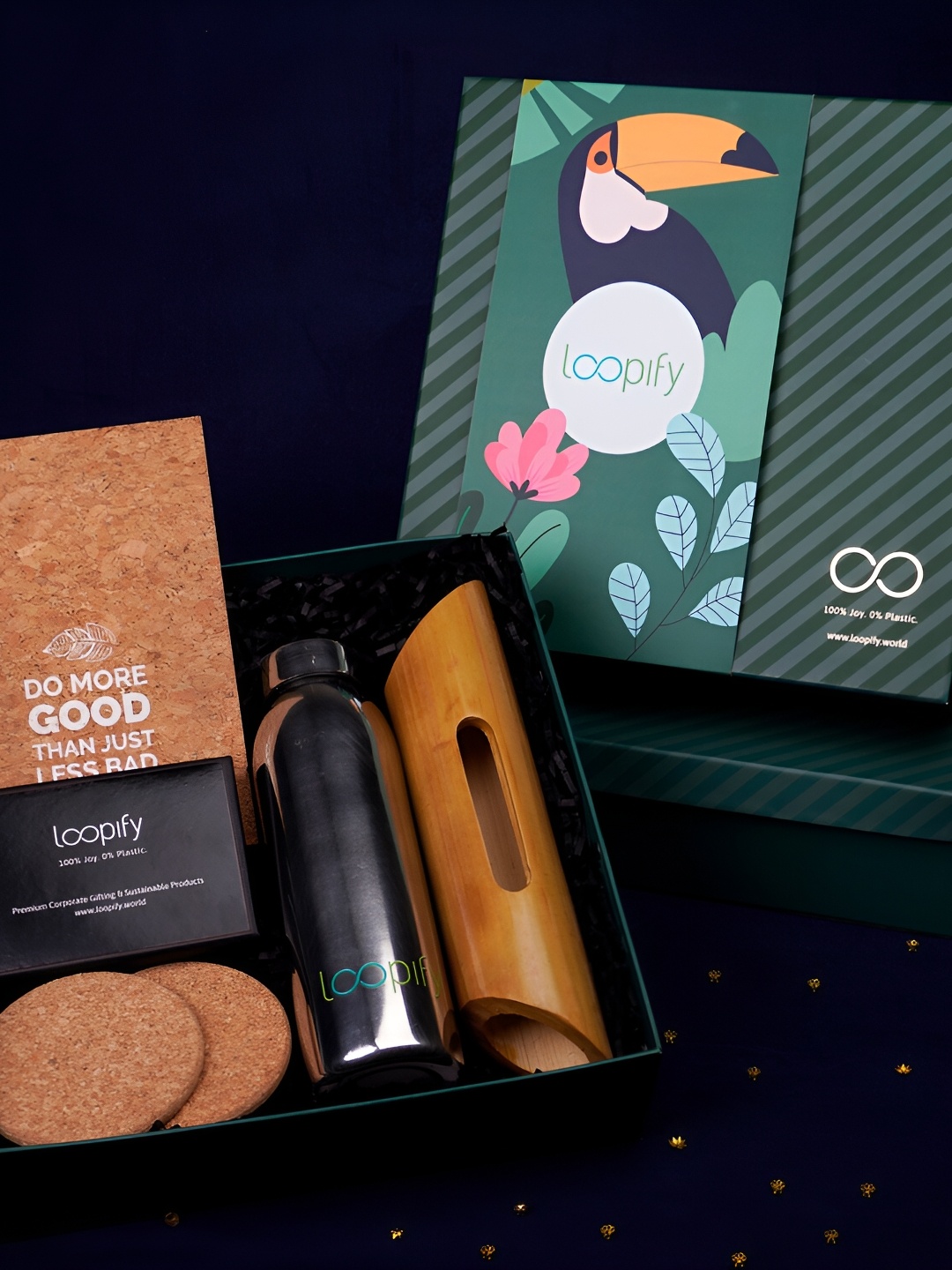 

LOOPIFY WORLD Black & Brown 6 Pcs Home Gift Sets