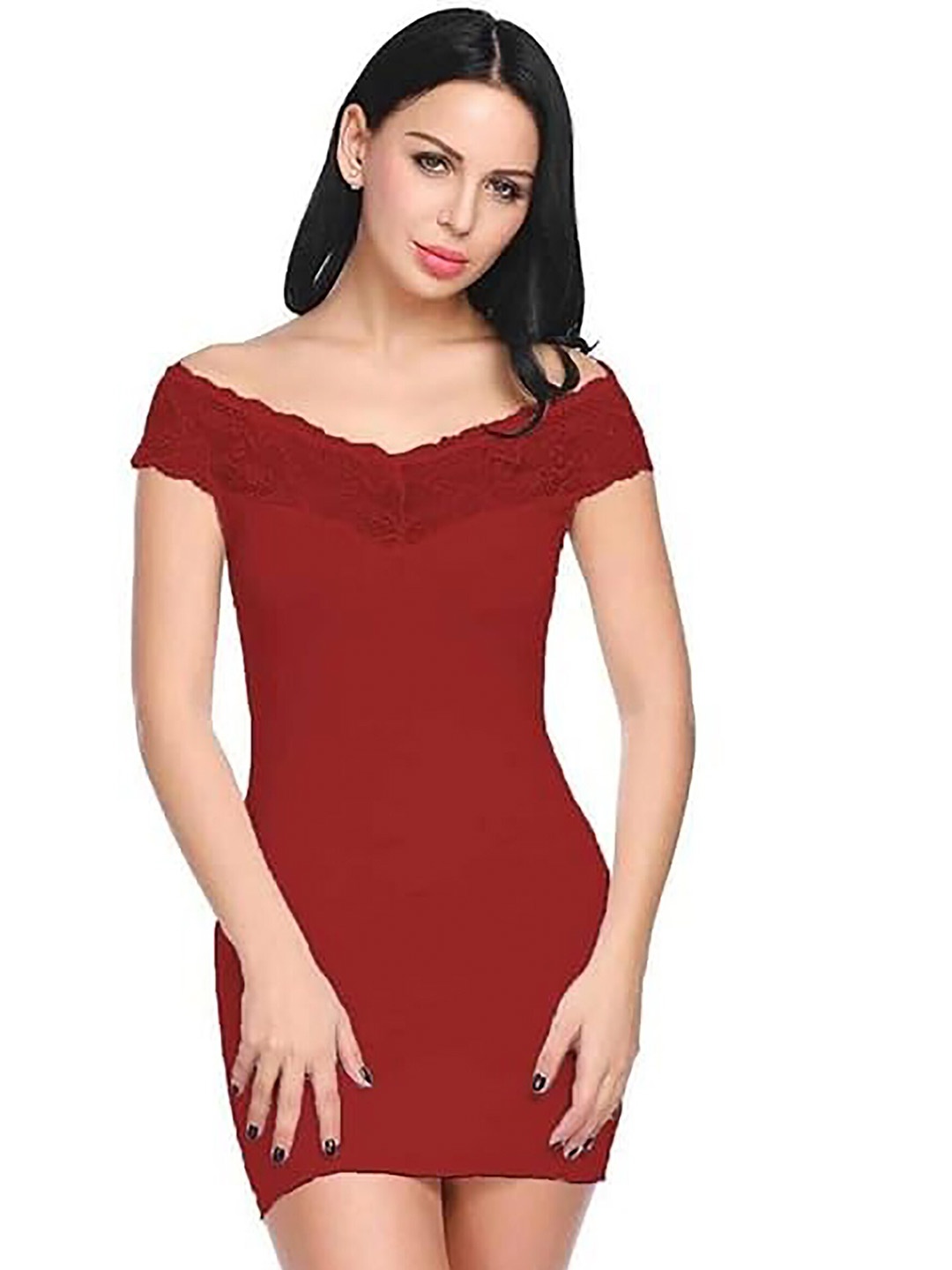 

Aamarsh Net Baby Doll, Red