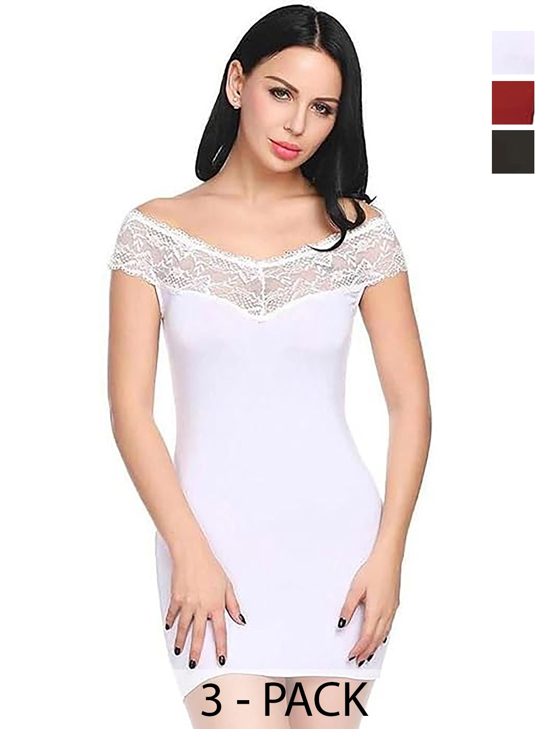 

Aamarsh Net Baby Doll, White