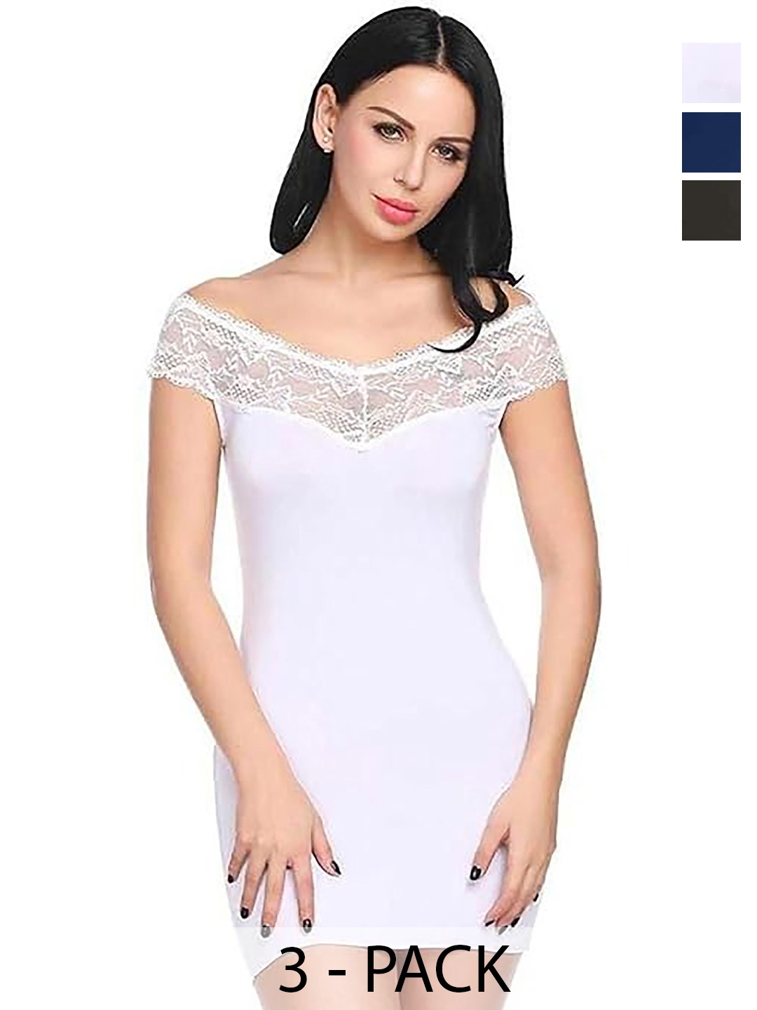 

Aamarsh Net Baby Doll, White