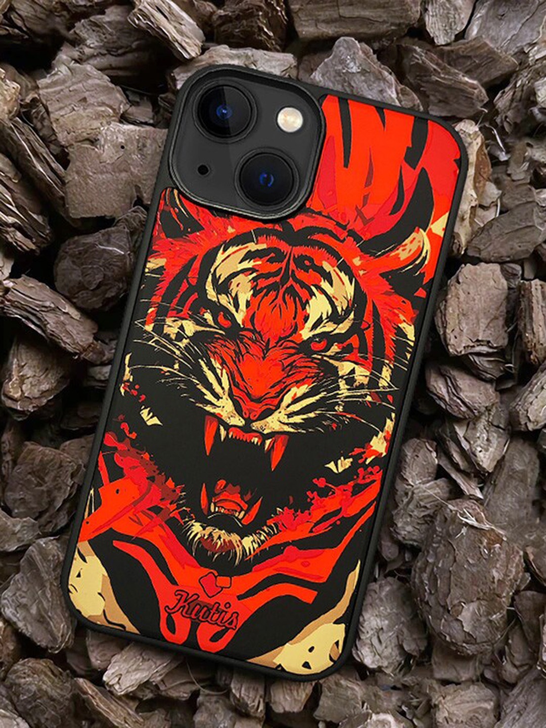 

TREEMODA Conversational Printed iPhone 14 Back Case Mobile Accessories, Red
