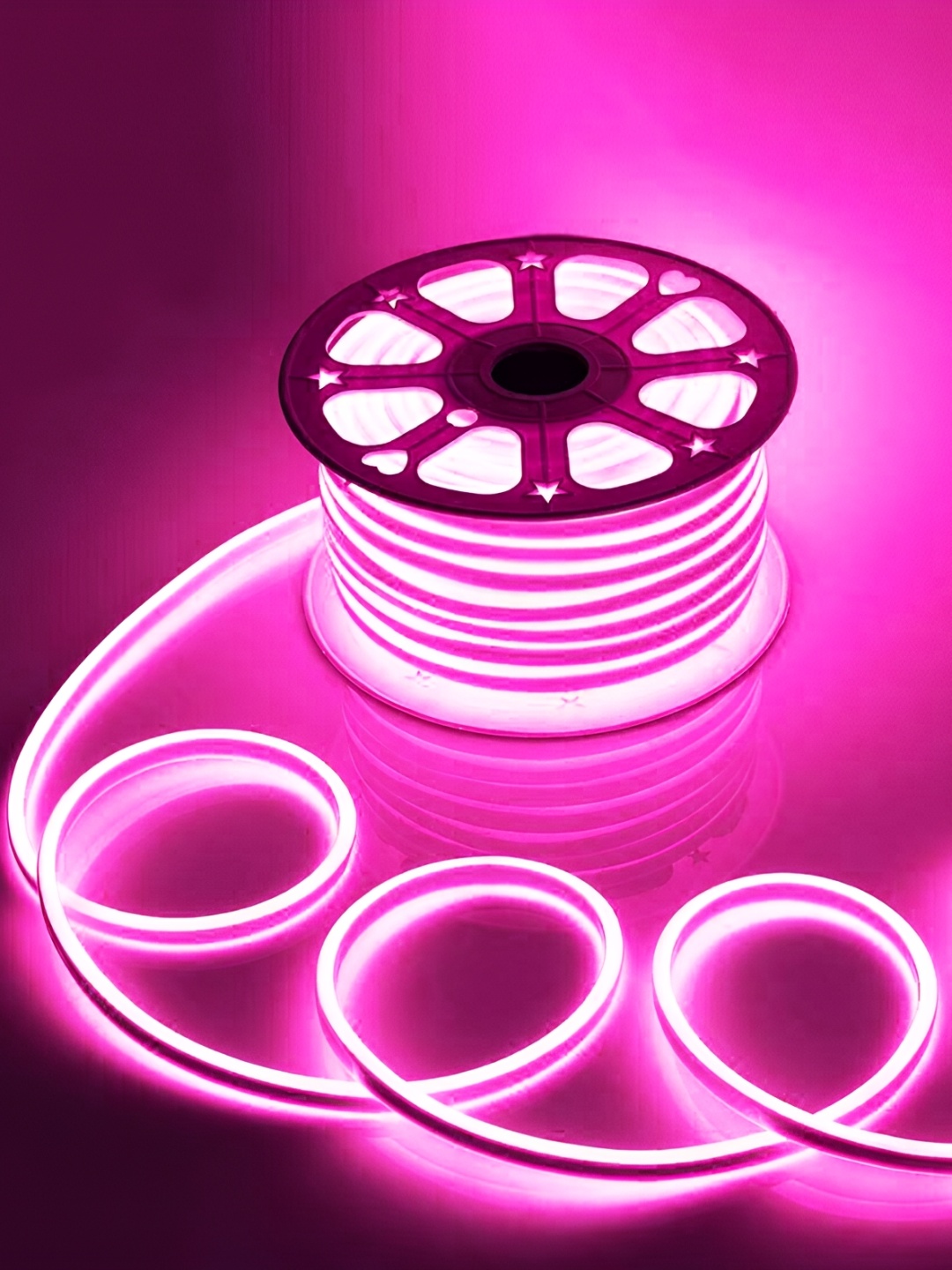 

MLD Pink LED Waterproof Rope String Light