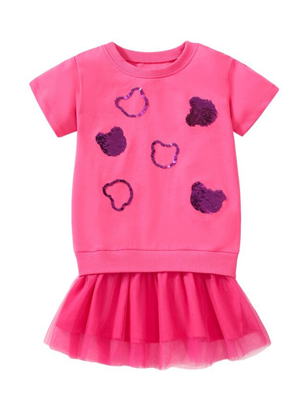 

StyleCast x Revolte Girls Pink Drop-Waist Cotton Midi Dress