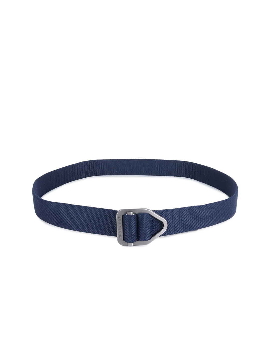 

Zacharias Men Textured Cotton Belt, Blue